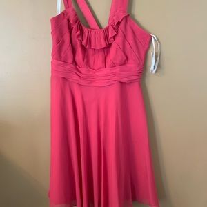 David’s Bridal size14 watermelon color